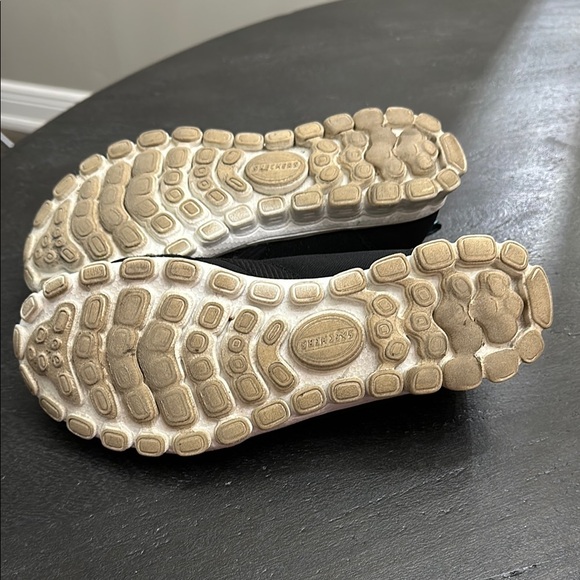 Skechers Black and White Mesh Slip-Ons - Picture 4 of 6